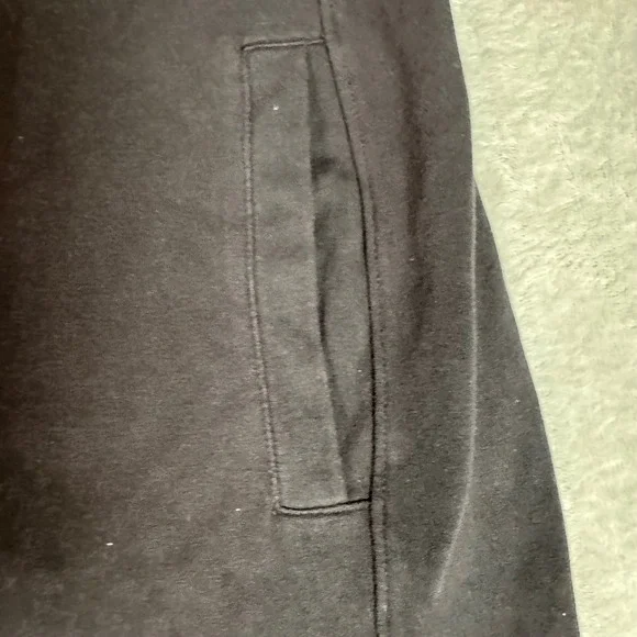 NWOT American Giant Women's Moto Dress M Black Long Sleeve Athleisure - Picture 9 of 13